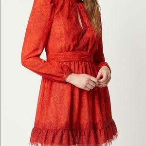 French Connection Poppy Red Dress